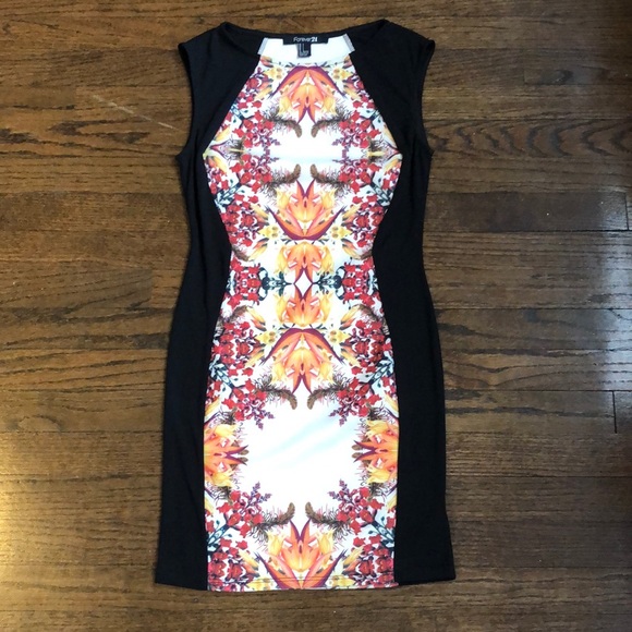 Forever 21 Dresses & Skirts - Floral Illusion Dress